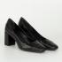 Pantofi office dama The Flexx din piele naturala Cordelia negru croco
